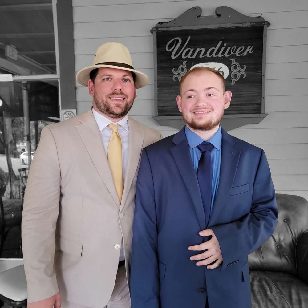 Men's Blue STAFFORD SUIT
